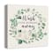 Wash Your Worries Away White 16" x 16" Canvas Wall Art